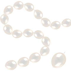 JINUPHION 6-inch clear link balloons pack for easy chaining and decor