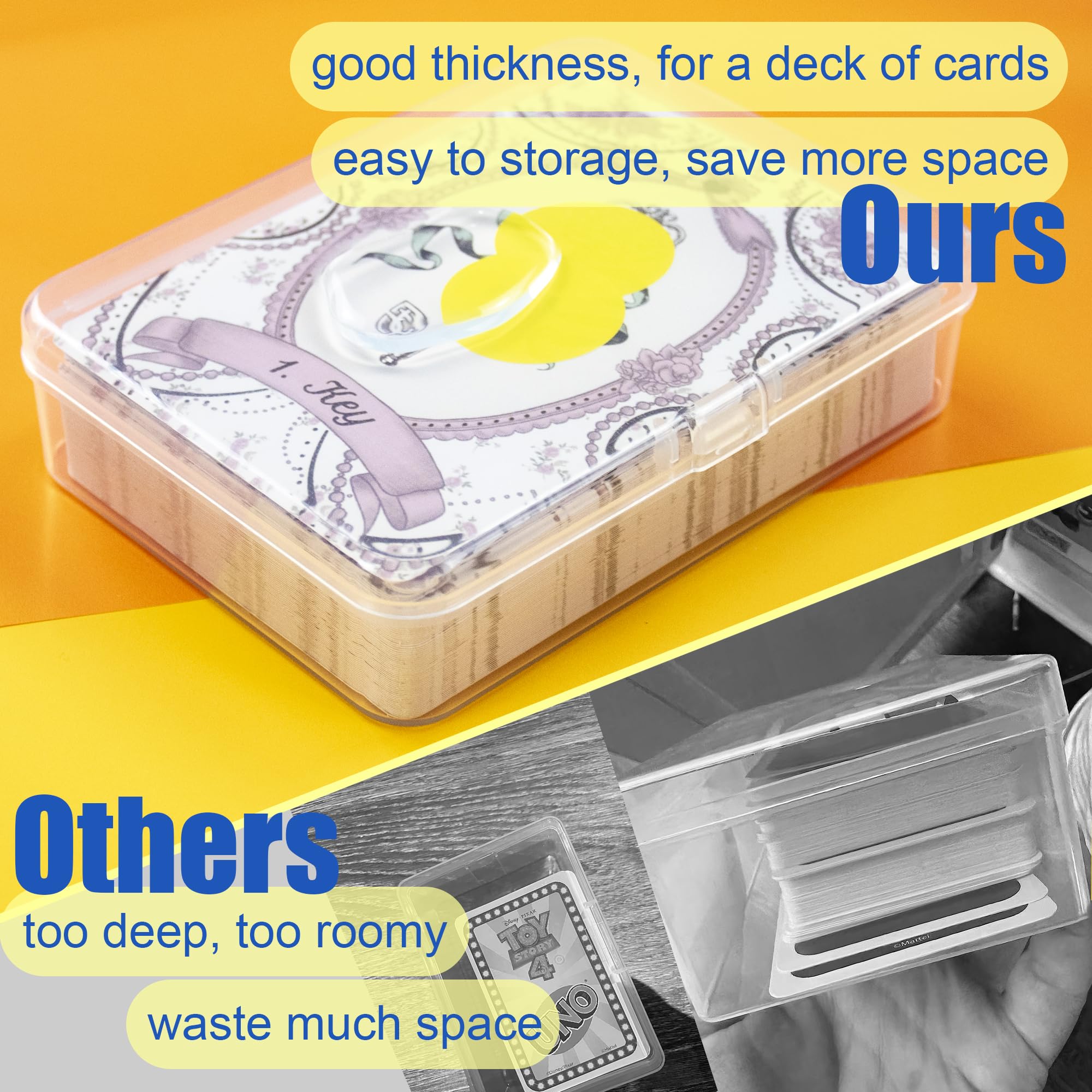 JINUPHION large clear box pack displays four-pack for daily use
