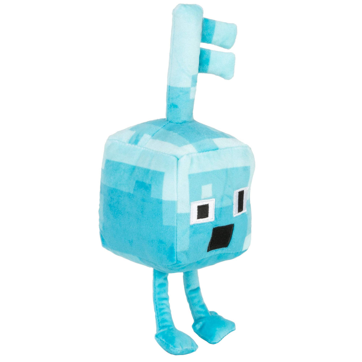 JINX Minecraft Dungeons Happy Explorer Diamond Key Golem plush, soft cuddle toy for playtime.