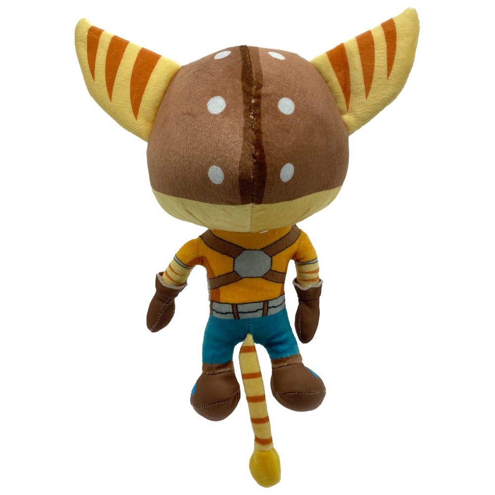 JINX Ratchet plush on a shelf, ideal display for collectors