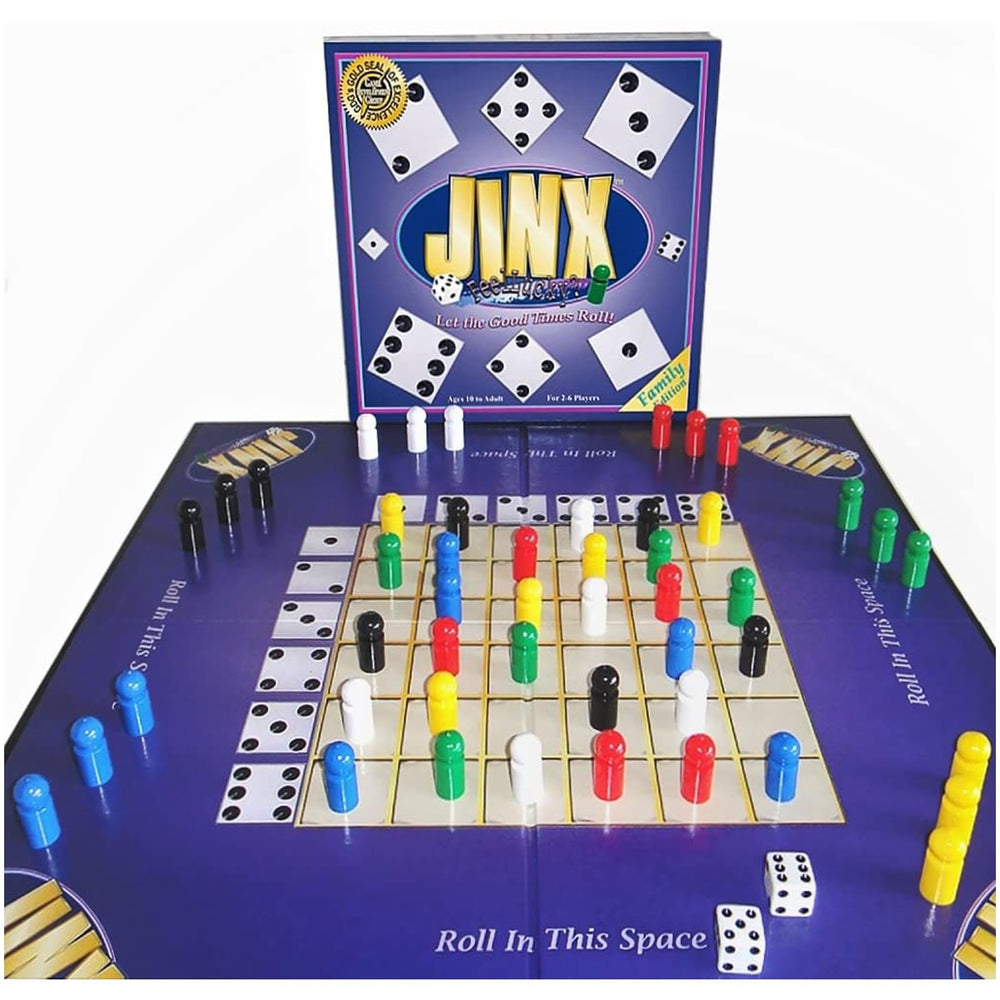 Close-up of Jinx roll action showing dynamic dice rolling energy.