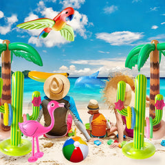 JipeXter inflatable banana creates a whimsical tropical prop