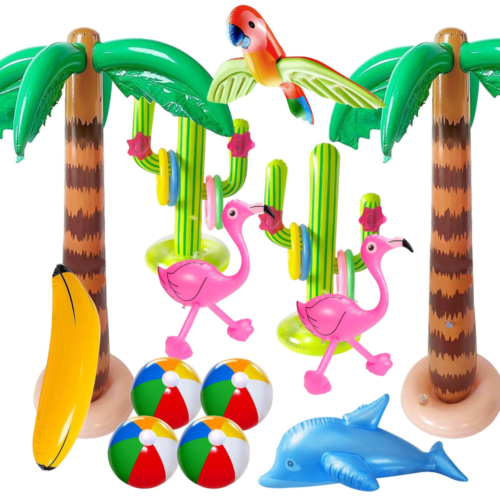 JipeXter inflatable palm tree for poolside tropical decor and events