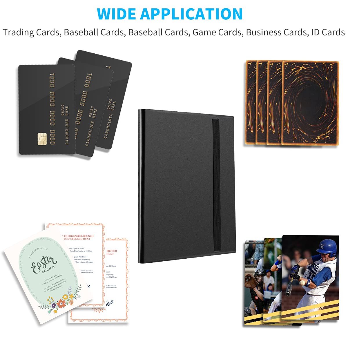 JIQEZNL card binder totaling 360 pockets for complete collections