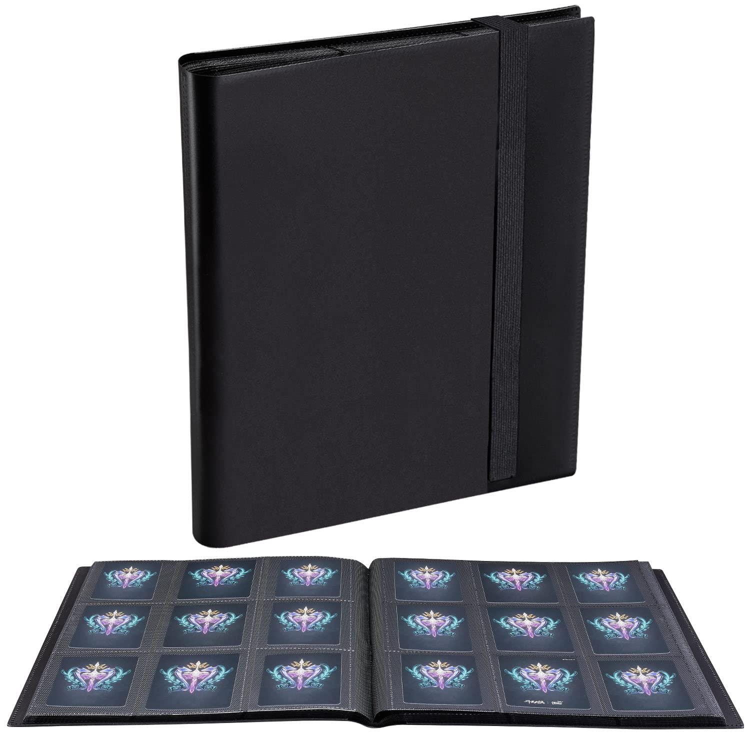 JIQEZNL card binder front cover shows durable protection for your collection