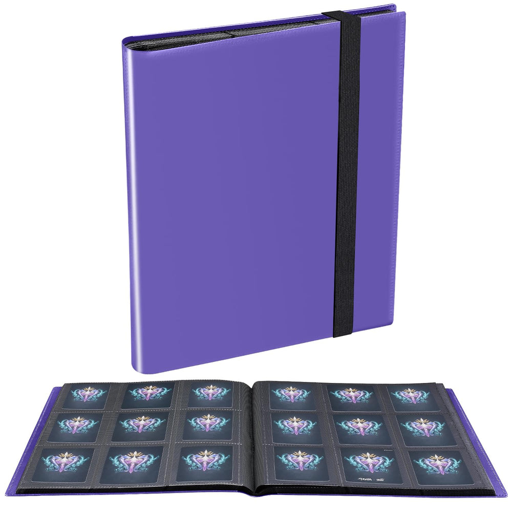 JIQEZNL card binder front cover protects collectibles with rigid build.