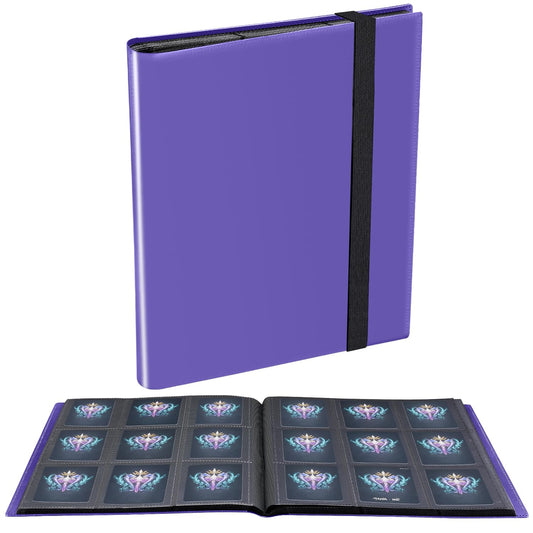 JIQEZNL card binder front cover protects collectibles with rigid build.