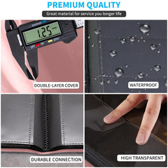 JIQEZNL Card Binder pocket page closeup highlights 18 pockets per sheet for organization.