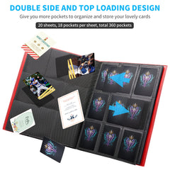 JIQEZNL side-loading design prevents card slips during browsing.