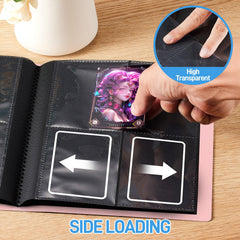 JIQEZNL side-loading pockets prevent cards from slipping when handled