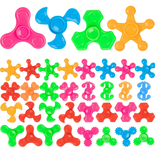 JIQILIHAI mini fidget spinner in assorted colors for smooth spins and compact use.