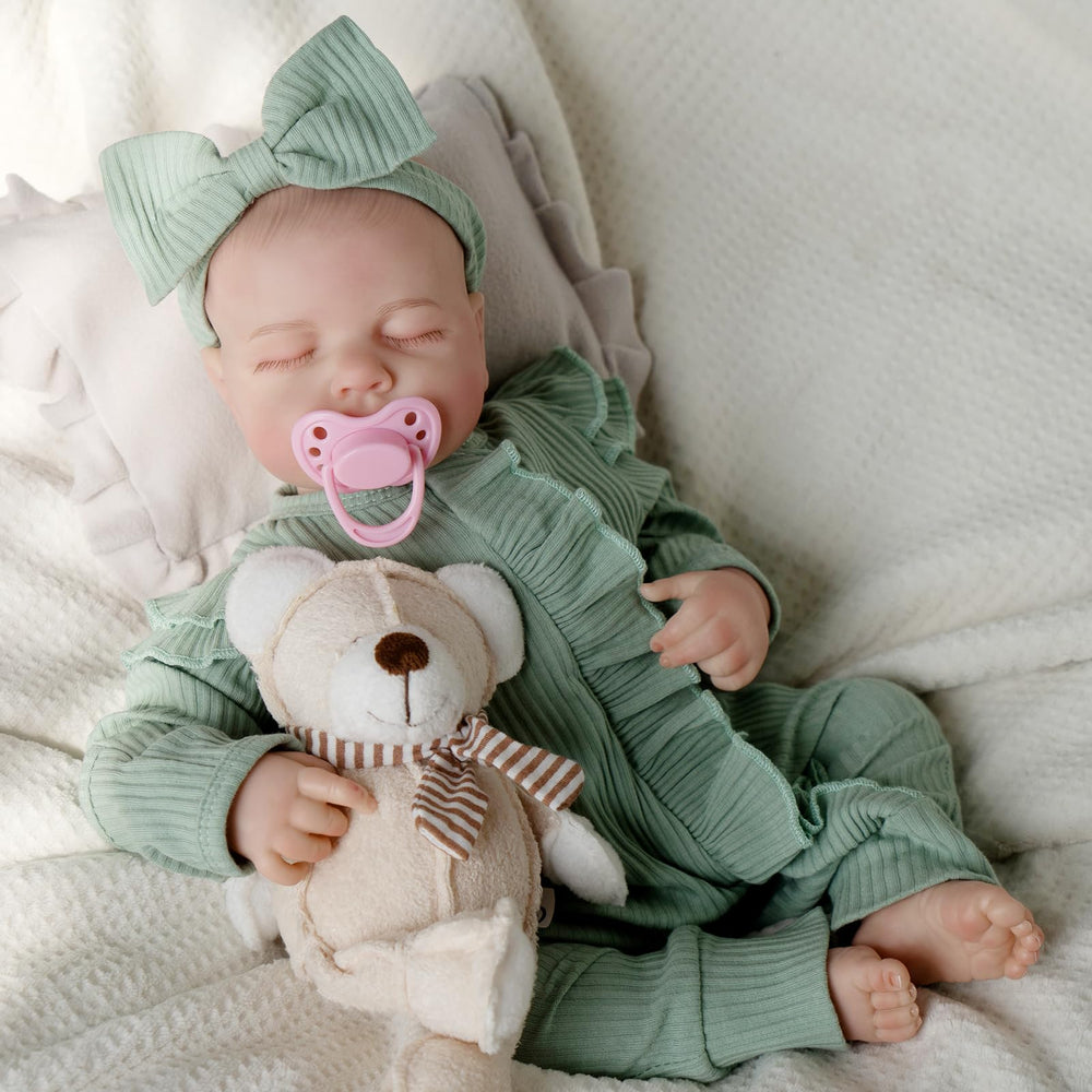 Jirachi lifelike reborn baby doll 18 inch ready for imaginative play and companionship.
