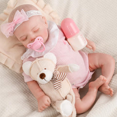 Jirachi lifelike reborn doll sleeping, soothing bedtime companion for kids