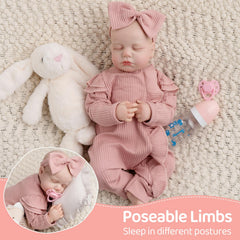 Jirachi reborn doll soft cloth body and vinyl limbs for cuddles