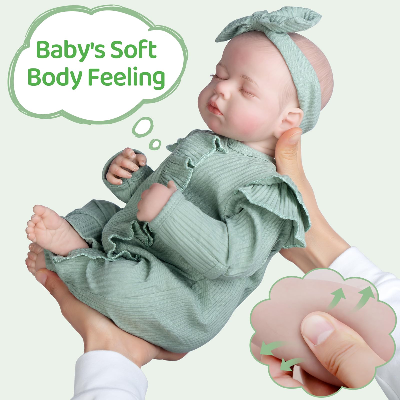 Jirachi soft cloth body delivers cozy cuddles during bedtime stories and playtime.