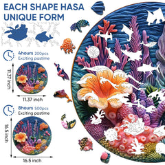 Jiroinlly unique-piece puzzle shapes encourage engaging, shared family activities