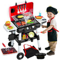 Jisejima barbecue grill playset, sturdy frame for safe pretend cooking