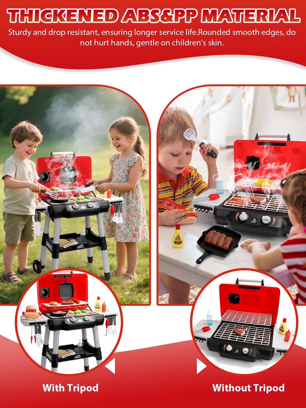 Jisejima safe durable ABS plastic grill with smooth edges for kids