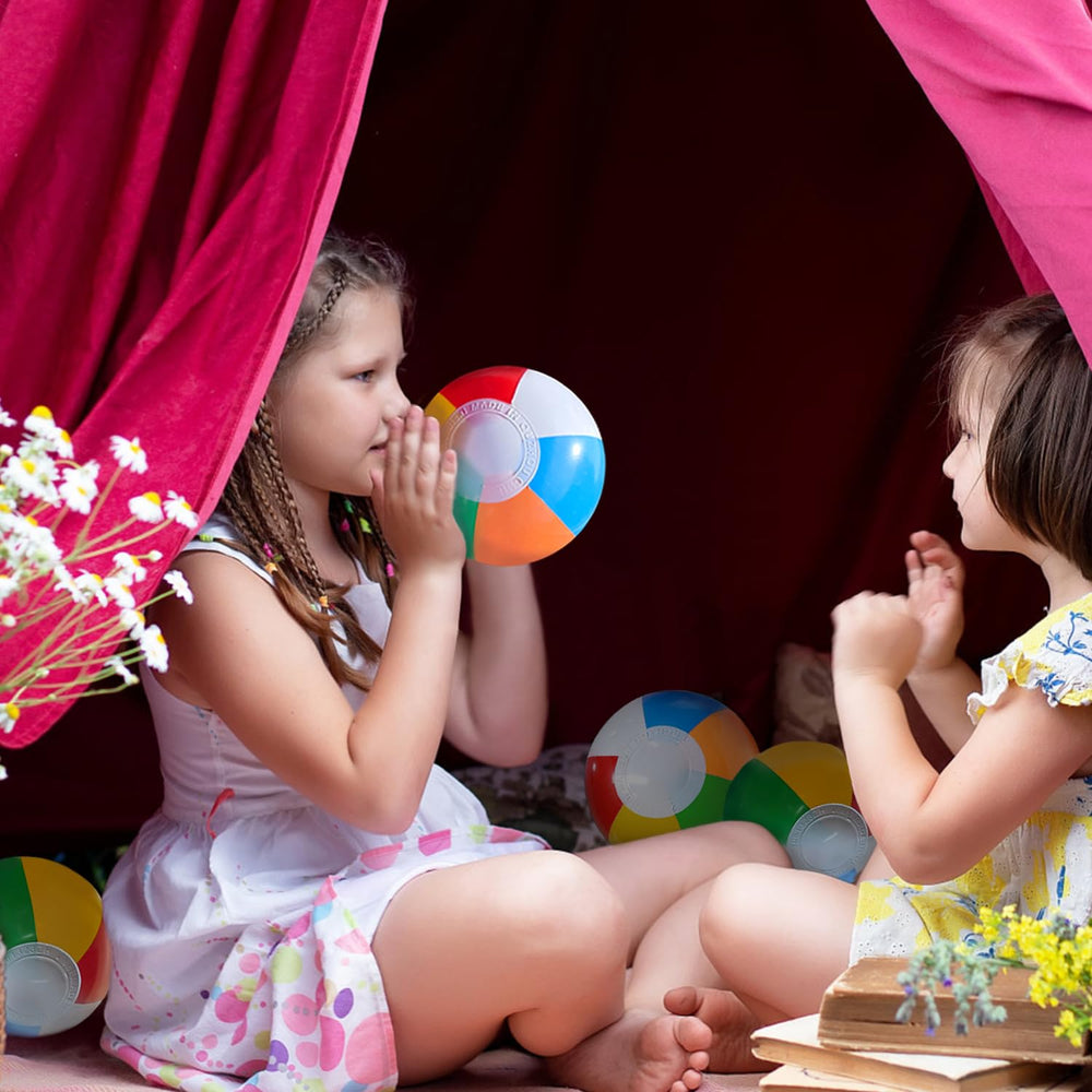 Jishi easy-to-inflate beach balls ideal for on-the-go summer fun.