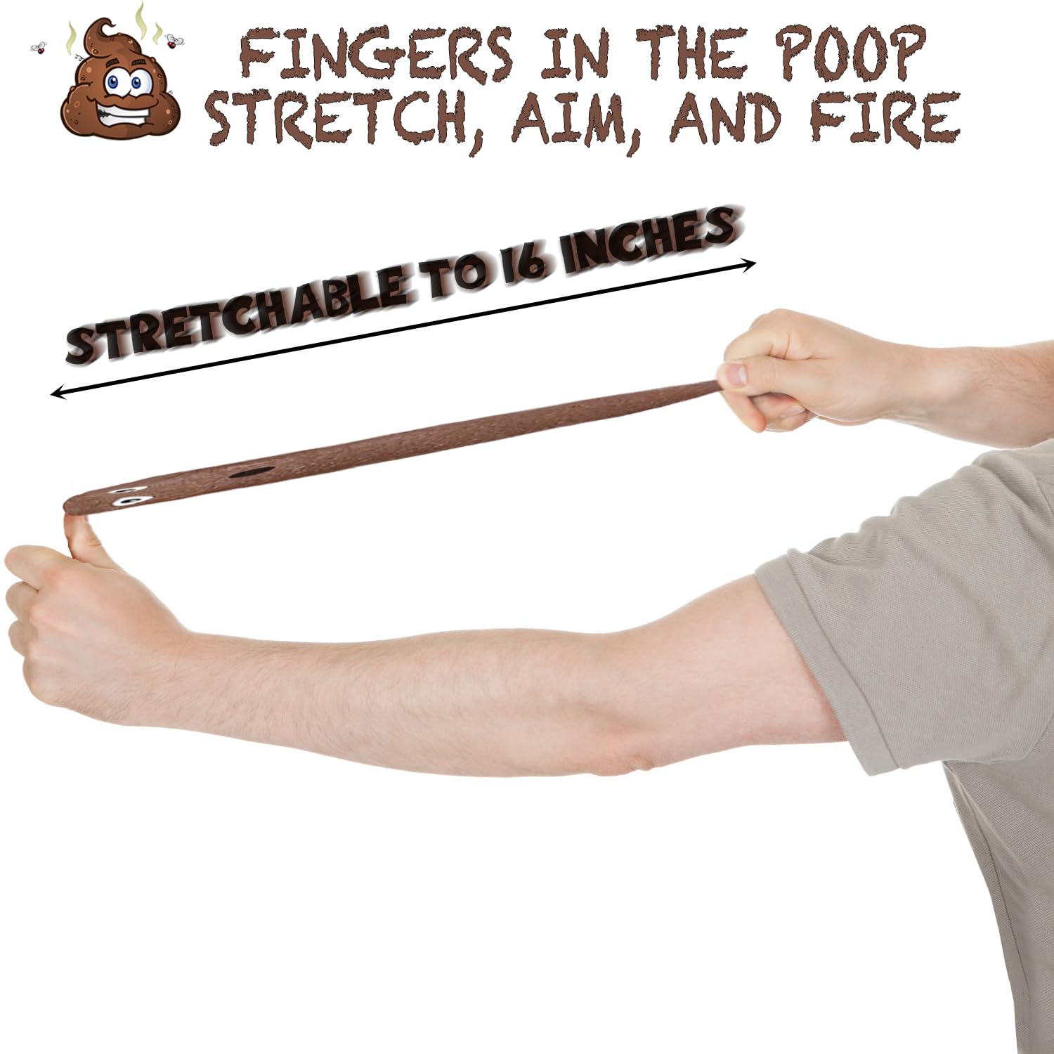 Jishi stretchy squishy poop close-up highlights tactile fun.