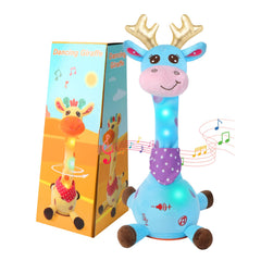 JISON21 dancing talking giraffe toy with lively movement for engaging early interaction