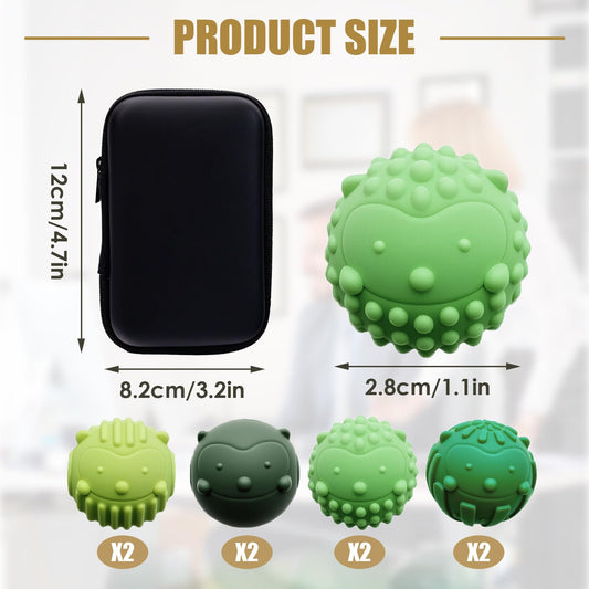 JISPUL magnetic sensory balls showcase fidgeting possibilities to boost focus during long work sessions.