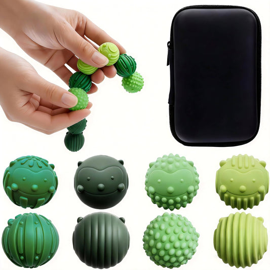 JISPUL magnetic sensory balls with textured surface provide calming tactile feedback for daily focus.