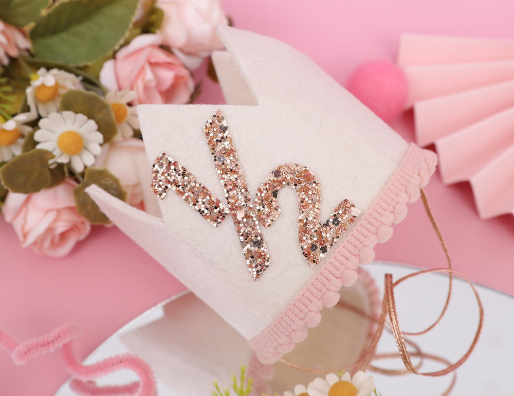 Jissoo durable birthday crown decoration suitable for reuse