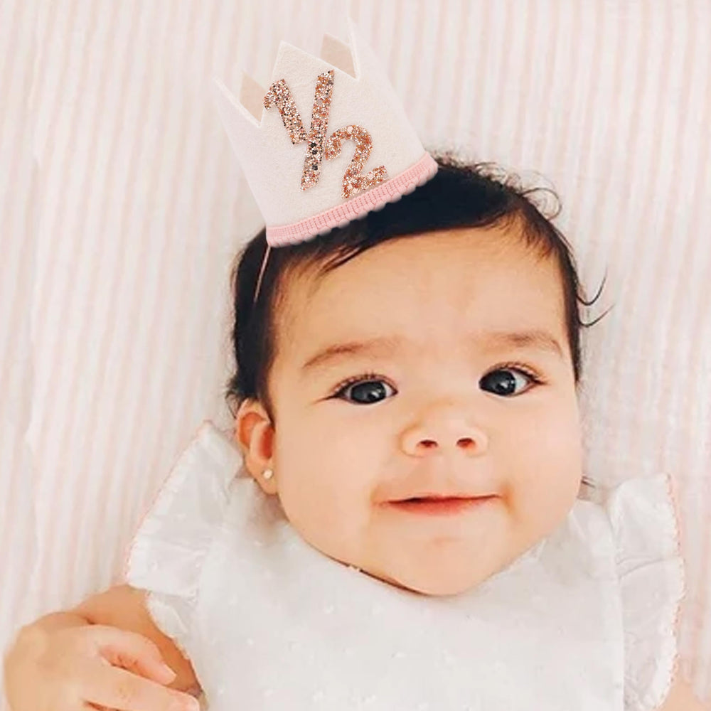 Jissoo soft elastic band crown ensures comfortable wear during celebrations
