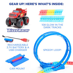 JitteryGit 117-piece set ready for creative track-building adventures