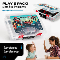 JITTERYGIT 3-in-1 robot hero construction demonstrates versatile play modes.