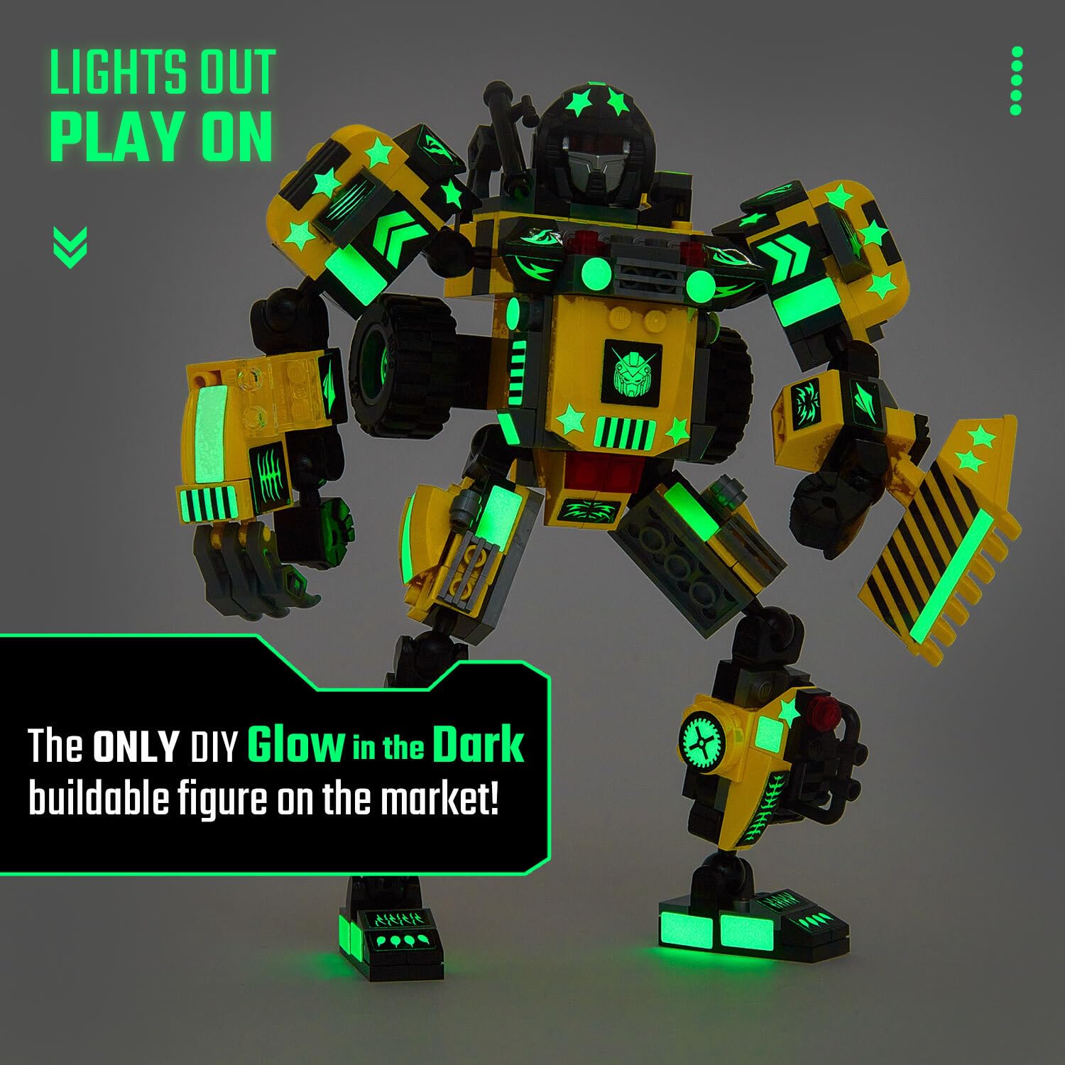 JITTERYGIT Robotryx 3-in-1 kit transforms into space mech, soldier, or car