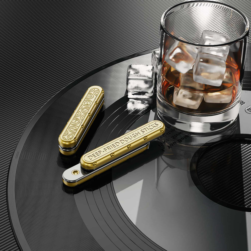 JC Jiuchuang EDC fidget slider bronze pocket-friendly design for on-the-go focus.