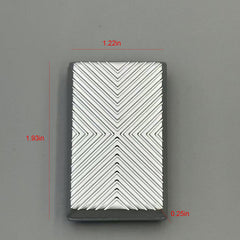 Jiuchuang Infinite EDC Fidget Slider closeup, tactile metal surface with satisfying clicks.