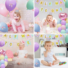 JIUENAGCN pink bows and ribbon finish the centerpiece with soft flair.