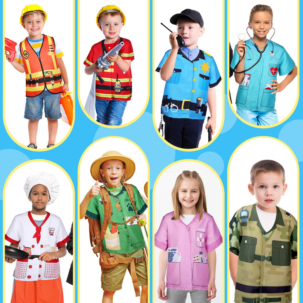Jiuguva chef outfit invites creative cooking pretend play and fine motor skills.