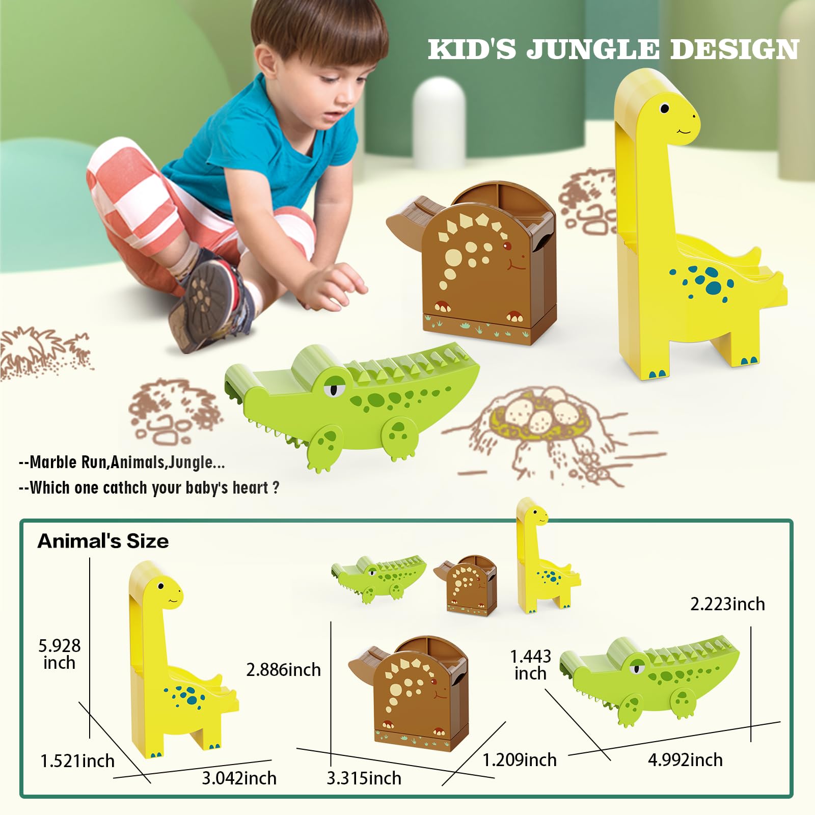 JIXIN dinosaur ABS material ensures safe, durable play.
