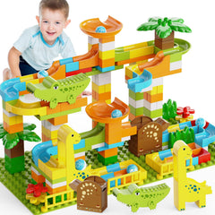 JIXIN dinosaur marble run base board supports creative, steady builds.