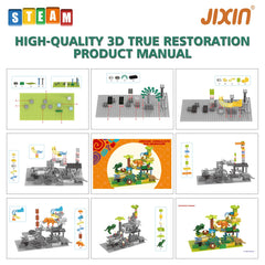 JIXIN marble track curves deliver smooth, satisfying marble slides and twists.