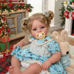 JIZHI blond baby doll ready to be dressed in new outfits.