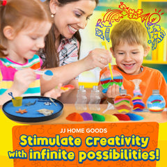 JJ CARE kid-safe craft sand suitable for ages 3 and up for sensory play