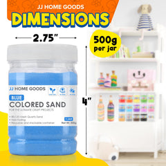 JJ CARE sand used for wedding decor and colorful party accents