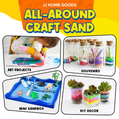 JJ CARE versatile sand for kinetic art and DIY projects with endless creativity