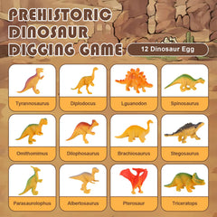 JJDNAVI dinosaur eggs learning cards: matching dinos to facts boosts curiosity