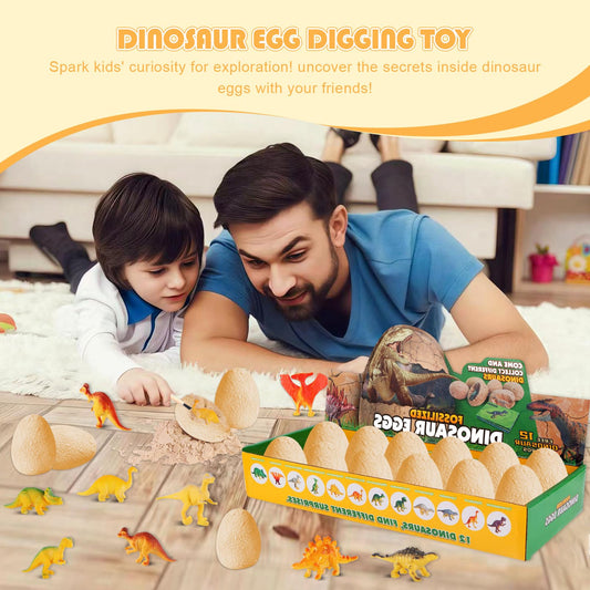 JJDNAVI dinosaur eggs tools 12pcs: precise chisels and brushes for careful digging