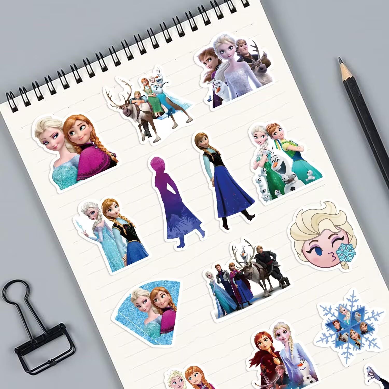 jjlin cartoon stickers decorate a skateboard with durable print and repositionability