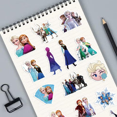jjlin cartoon stickers decorate a skateboard with durable print and repositionability