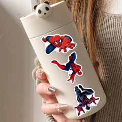 JJLIN Spiderman stickers on bike for quick customization