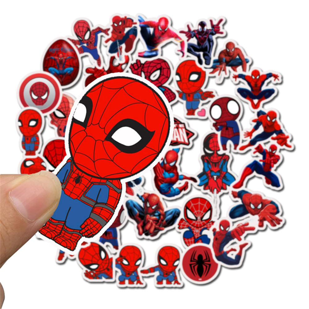 JJLIN Spiderman stickers for luggage easy to reposition