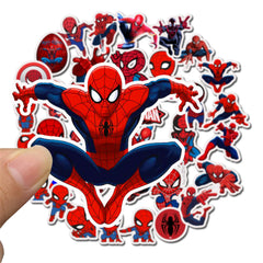 JJLIN Spiderman stickers on skateboard offer durable, residue-free adhesion